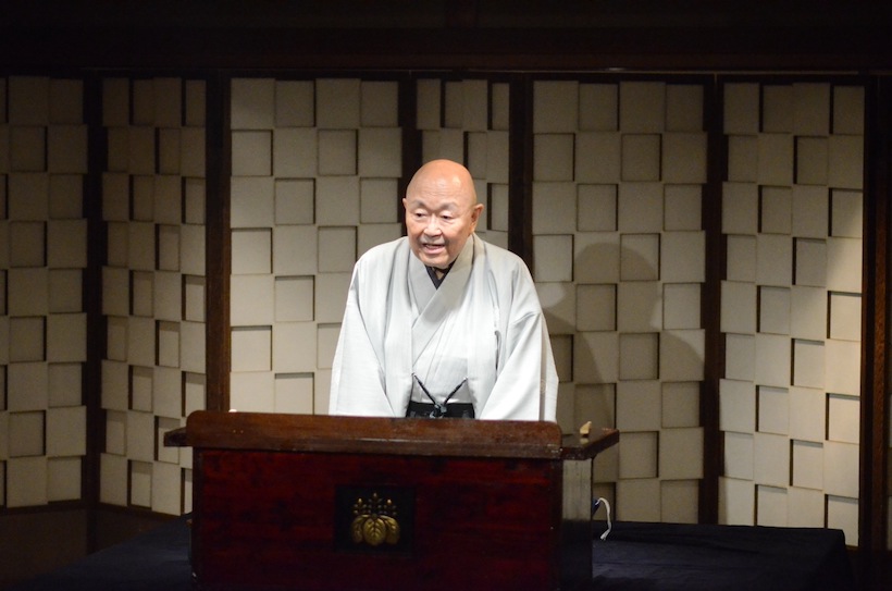 人間国宝・一龍斎貞水の怪談噺。料亭のお座敷で肝を冷やすひとときでありました。